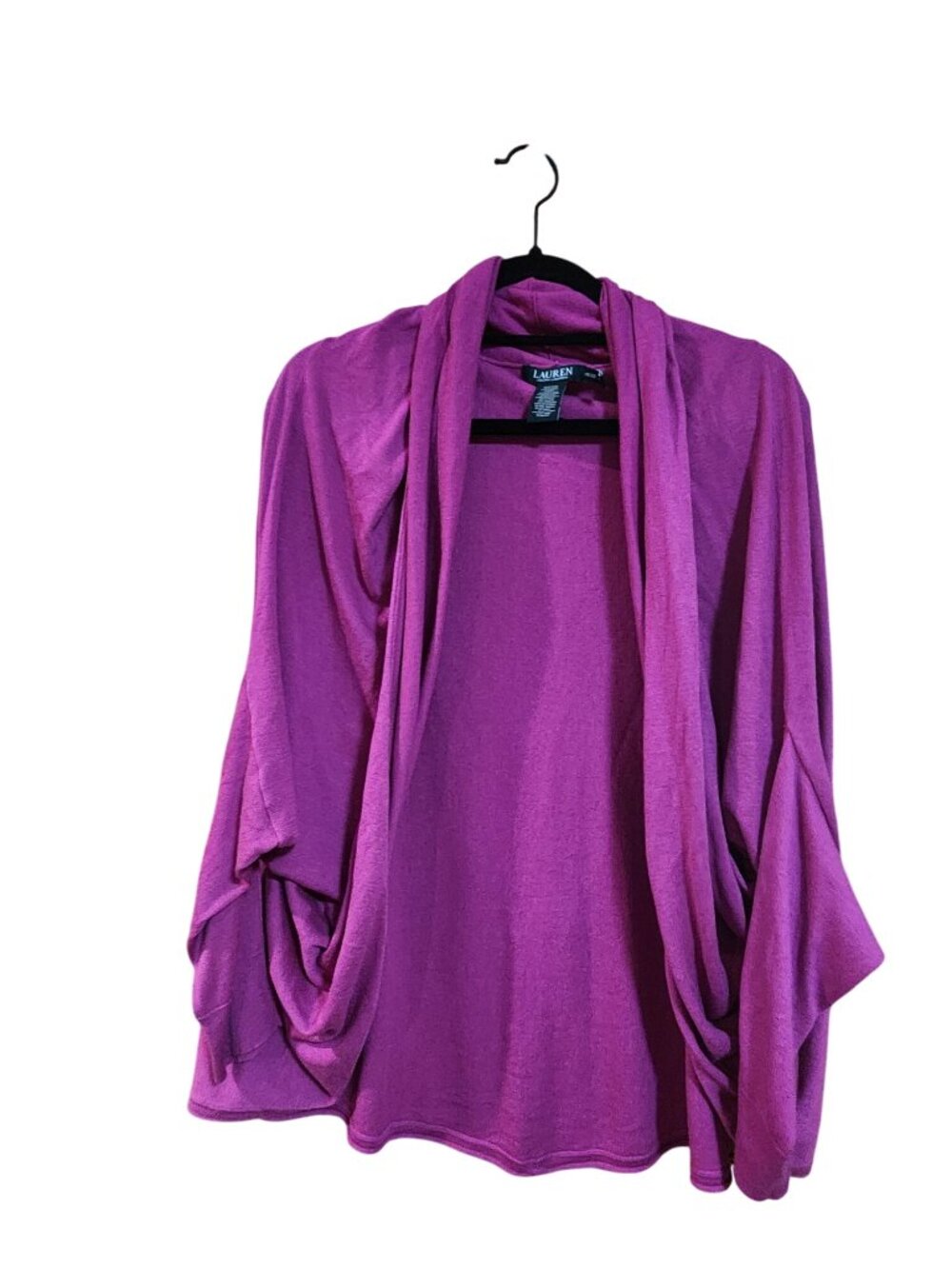 Lauren Ralph Lauren Knit Poncho Wrap Womens One Size